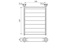 Výměník tepla, vnitřní vytápění VALEO 811688