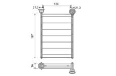 Výměník tepla, vnitřní vytápění VALEO 811694