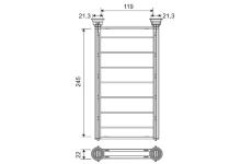 Výměník tepla, vnitřní vytápění VALEO 811697