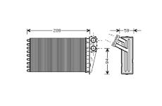 Výmenník tepla vnútorného kúrenia VALEO 812338