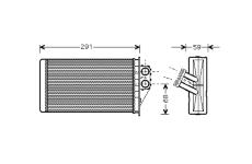 Výmenník tepla vnútorného kúrenia VALEO 812339