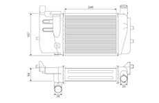 Chladič turba VALEO 818369