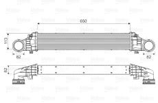 Chladič turba VALEO 818587