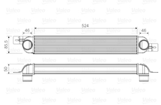 Chladič turba VALEO 818661