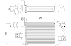 chladič turba VALEO 818693