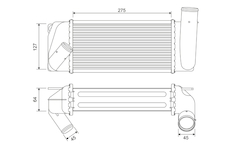 Chladič turba VALEO 822905