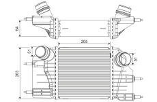 chladič turba VALEO 822908