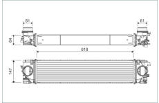 chladič turba VALEO 822931