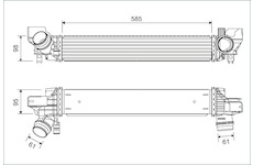 chladič turba VALEO 822932