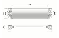 Chladič turba VALEO 822938