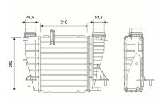 Chladič turba VALEO 822942