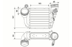 Chladič turba VALEO 822953