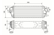 Chladič turba VALEO 822971