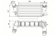 Chladič turba VALEO 881571