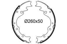 Sada brzdových čelistí VALEO 564297