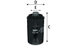 Olejový filtr VALEO 728739