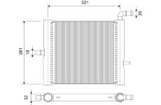 Chladič, chlazení motoru VALEO 701181