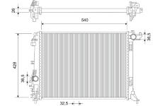 Chladič, chlazení motoru VALEO 701183