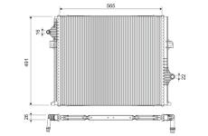 Chladič, chlazení motoru VALEO 701296