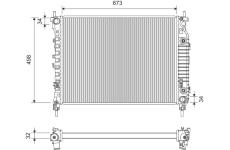 Chladič, chlazení motoru VALEO 701361