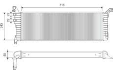Chladič, chlazení motoru VALEO 701381