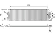 Chladič, chlazení motoru VALEO 701405