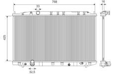 Chladič, chlazení motoru VALEO 701419