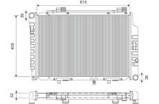 Chladič, chlazení motoru VALEO 701427
