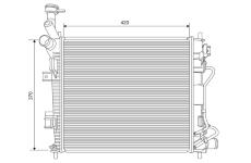 Chladič, chlazení motoru VALEO 701621