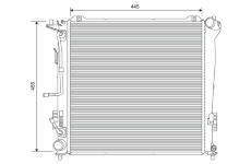 Chladič, chlazení motoru VALEO 701623
