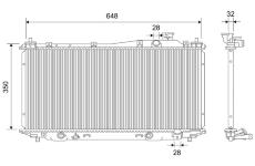 Chladič, chlazení motoru VALEO 701766