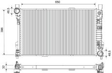 Chladič, chlazení motoru VALEO 732743