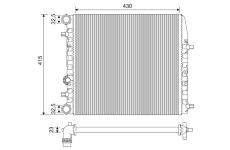 Chladič, chlazení motoru VALEO 733062