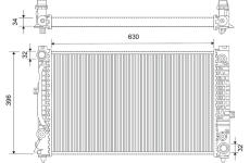 Chladič motora VALEO 735159
