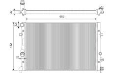 Chladič, chlazení motoru VALEO 735280