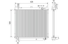 Chladič, chlazení motoru VALEO 735593
