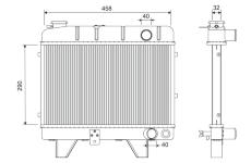 Chladič, chlazení motoru VALEO 810881