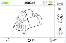 Startér VALEO 460346