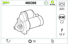 Startér VALEO 460366