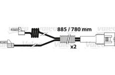 Vystrazny kontakt, opotrebeni oblozeni VALEO 882341
