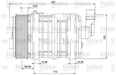 Kompresor, klimatizace VALEO 700852
