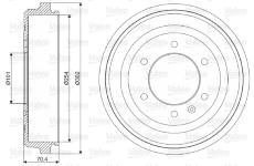 Brzdový buben VALEO 237029