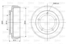 Brzdový buben VALEO 237040