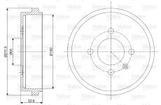 Brzdový buben VALEO 237073