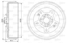 Brzdový buben VALEO 237087