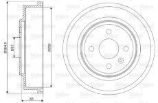Brzdový buben VALEO 237110