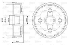 Brzdový buben VALEO 237111