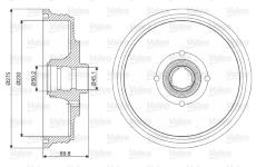 Brzdový buben VALEO 237112