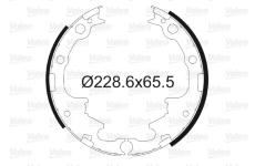 Sada brzdových čelistí VALEO 562768