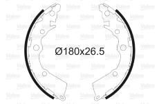 Sada brzdových čelistí VALEO 564152